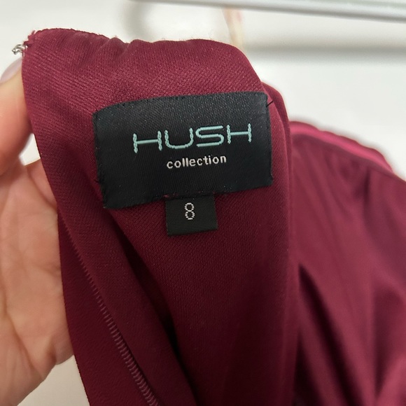 Dress Hush Collection Maroon Size 8 - Picture 5 of 5